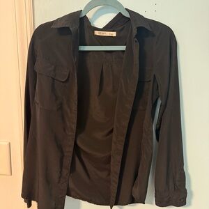 Old Navy Silky Black Blouse - XS